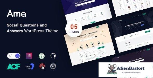 31843 AMA v1.0.4 - WordPress bbPress Forum Theme with Social Questions and Answers 