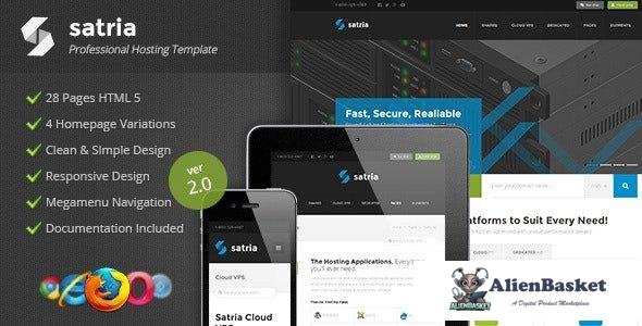 31907 Satria v2.0 - Professional Hosting HTML5 Template 