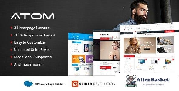 31911 Atom v1.5.11 - Responsive WooCommerce WordPress Theme 