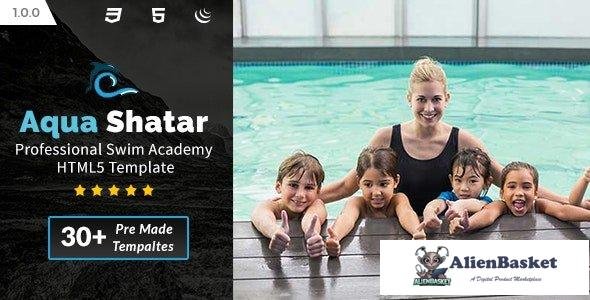 31947 Aqua Shatar v1.0 - Professional Swim Academy HTML5 Template 