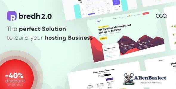 31967 Bredh v2.0 - Multipurpose Web Hosting with WHMCS Template 