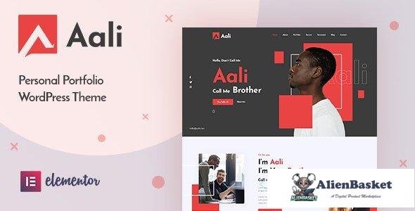 32028 Aali v1.0 - Personal Portfolio WordPress Theme 