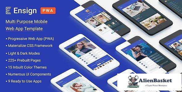32039 Ensign v1.1 - Multi Purpose PWA Mobile App Template 