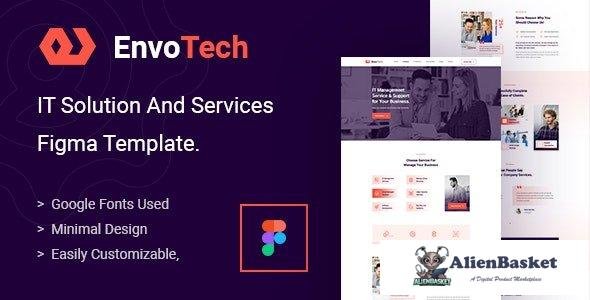 32065 EnvoTech v1.0 - IT Solution and Services Figma Template 