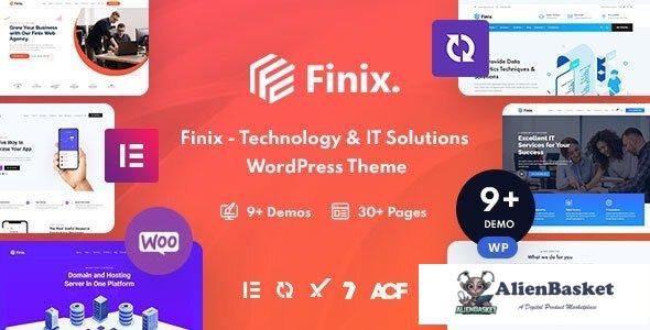 40737 Finix v2.0.0 - Technology & IT Solutions WordPress Theme 