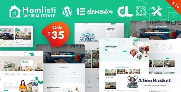 37351 Homlisti v1.9.0 – Real Estate WordPress Theme + RTL 