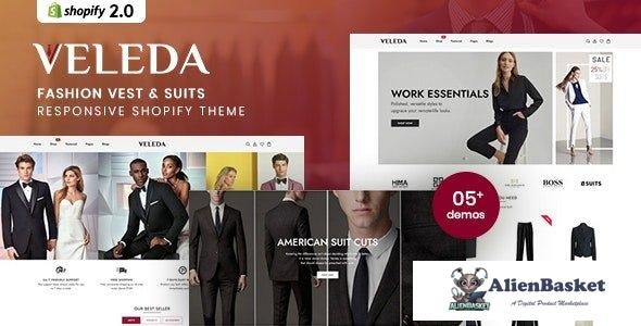 32151 Veleda v1.0 - Fashion Vest & Suits Responsive Shopify Theme 