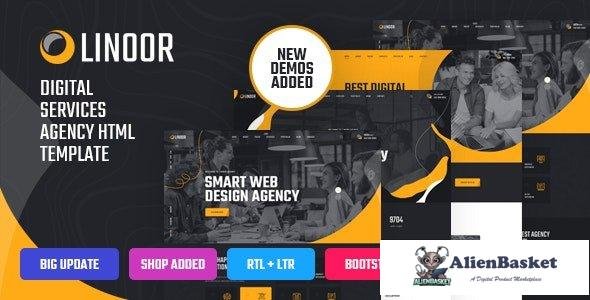 32200 Linoor v1.8 - Digital Agency Services HTML Template 