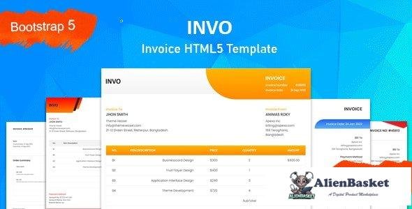 32201 INVO - Invoice HTML5 Template - 19 July 2022 