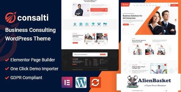 32214 Consalti v1.0.1 - Consultancy & Business WordPress Theme 