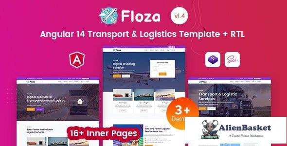 32303 Floza v1.4 - Transport Logistics Angular 14 Template 