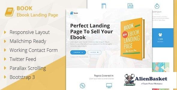 32299 Book - Responsive Ebook Landing Page 