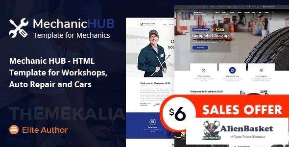 32339 Mechanic HUB v1.0 - Car Repair HTML Template 