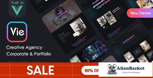 32366 Vie v1.0 - Vue Creative Portfolio & Agency template 