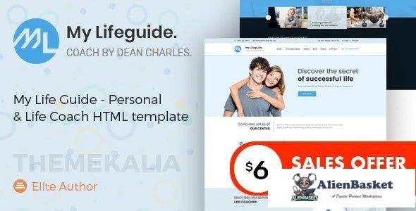 32369 My LifeGuide v1.0 - Personal and Life Coach HTML template 