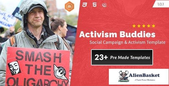 32368 Activism Buddies v1.0.1 - Social Campaign & Non Profit HTML5 Template 