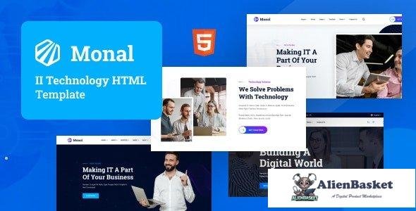 32395 Monal v1.0 - IT service HTML Template 