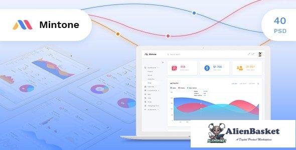 32389 Mintone - Admin Dashoboard PSD Template 