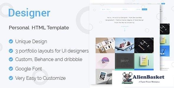 32227 DESIGNER - UI & UX Designers Portfolio HTML Template 