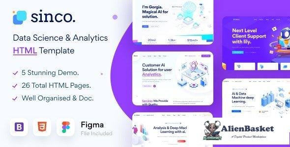 32430 Sinco v1.0 - Data Science & Analytics HTML5 Template 