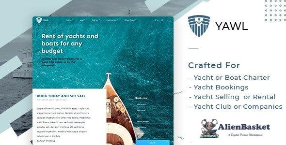 32443 Yawl v1.0 - Yacht Marine Charter Selling Booking Template 