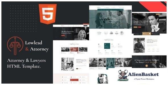 32450 Lowlead v1.0 - Attorney & Lawyers HTML Template 