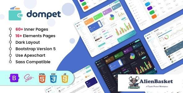 32452 Dompet v1.0 - Payment Admin Dashboard Bootstrap Template 