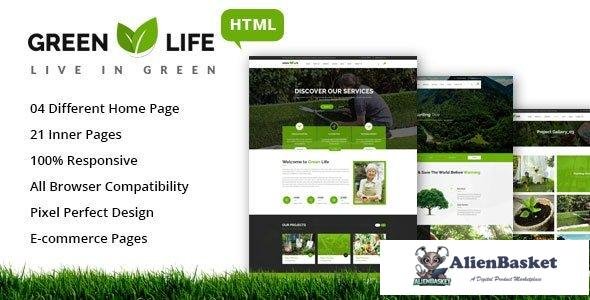 32290 GreenLife - Gardening and Landscaping HTML5 Template 
