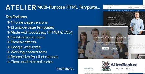 32291 Atelier v1.0 - Multipurpose HTML Template 