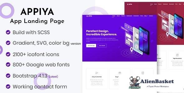 32333 Appiya - App Landing Page 