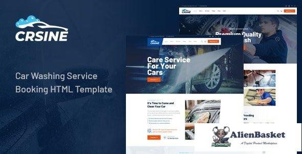 32429 CRSINE - Car Washing Service Booking HTML Template 