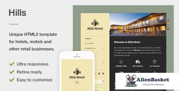 32471 Hills - A Unique Responsive Hotel / Motel HTML5 Template 