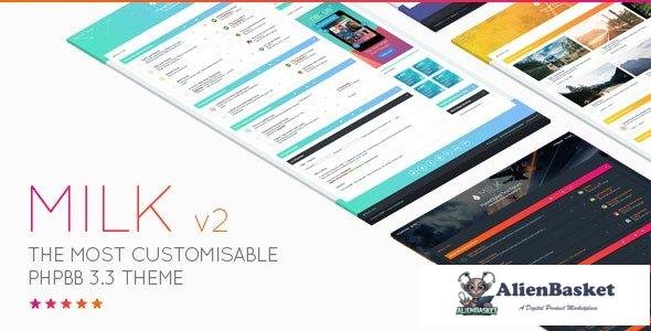 32584 Milk v2.1.13 - Multipurpose Responsive phpBB 3.3 Theme 