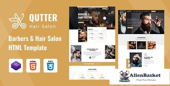 32601 Qutter v1.0 - Barbers & Hair Salons HTML Template 