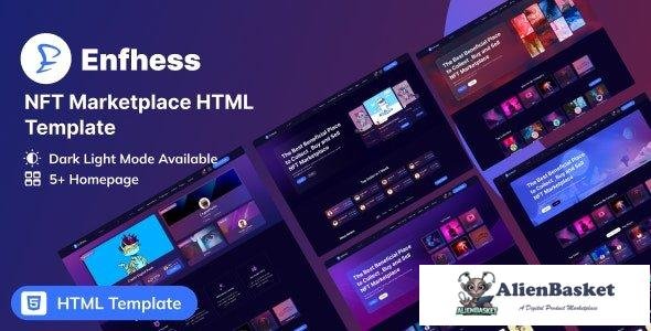 32616 Enfhess v1.0 - NFT Marketplace HTML Template 