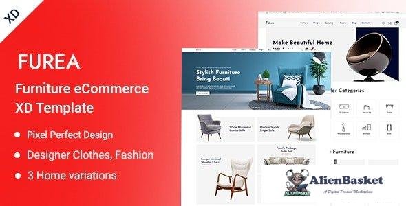 32674 Furea - Furniture eCommerce XD Template 