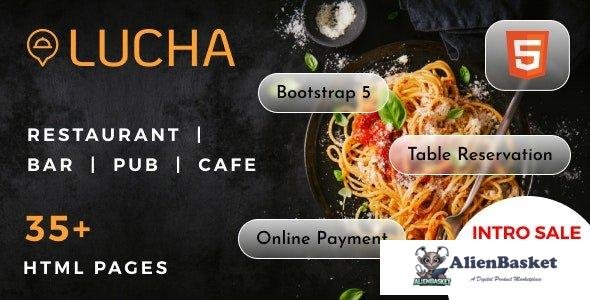 32682 Lucha v1.0 - Multipage Restaurant HTML Template 