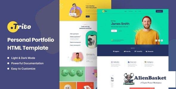 32787 Trito v1.0 - Personal Portfolio HTML Template 