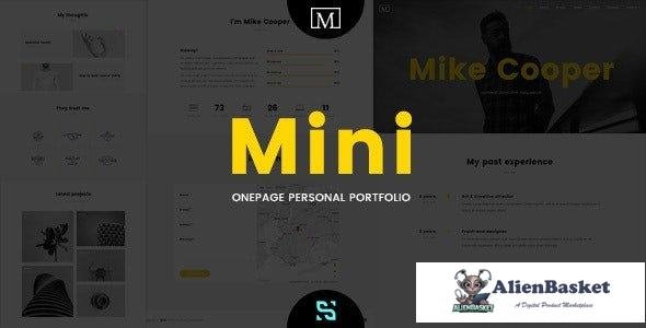 32783 Mini v1.6.9 - Onepage Personal Portfolio Theme 