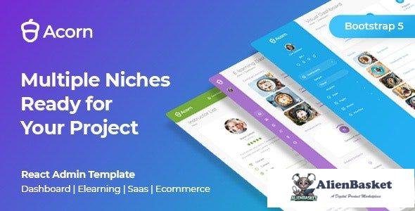 32785 Acorn v1.0.2 - React Admin Template 