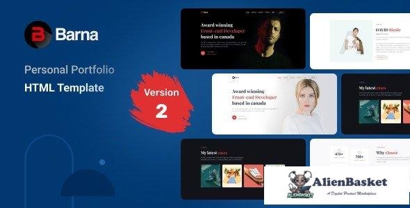 32803 Barna v2.0 - Personal Portfolio HTML Template 