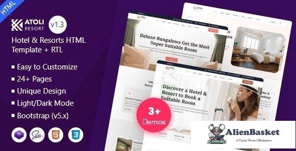 32804 Atoli v1.3 - Hotel & Resorts Booking Bootstrap 5 Template 