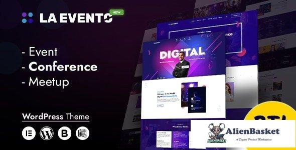 37764 La Evento v1.0.1 - An Organized Event WordPress Theme 