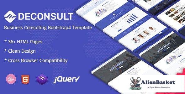 32874 Deconsult v2.0 - Business Consulting Bootstrap4 Template + RTL 