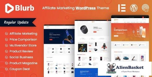 32875 Blurb v2.0.1 - Affiliate Marketing WordPress Theme 