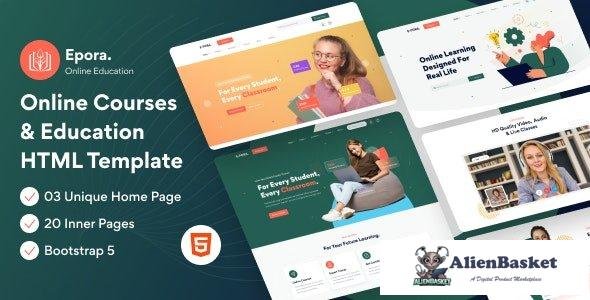 32891 Epora v1.0 - Online Courses & Education HTML5 Template 