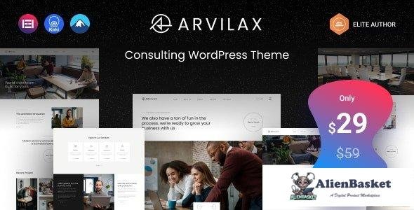 32934 Arvilax v1.0.1 - Business Consulting WordPress Theme 