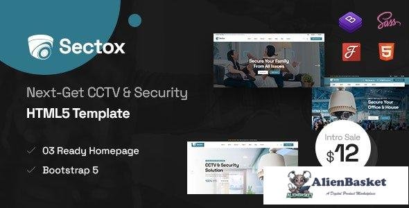32979 Sectox v1.0 - CCTV & Security HTML Template 