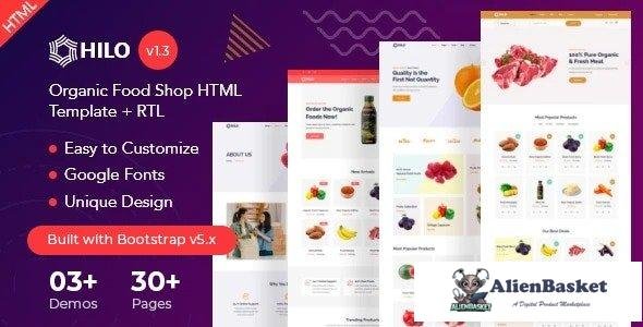 33037 Hilo v1.3 - Organic Food eCommerce Shop HTML Template 