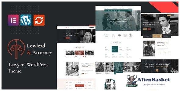 33078 Lowlead v1.0.0 - Attorney & Lawyers WordPress Theme 